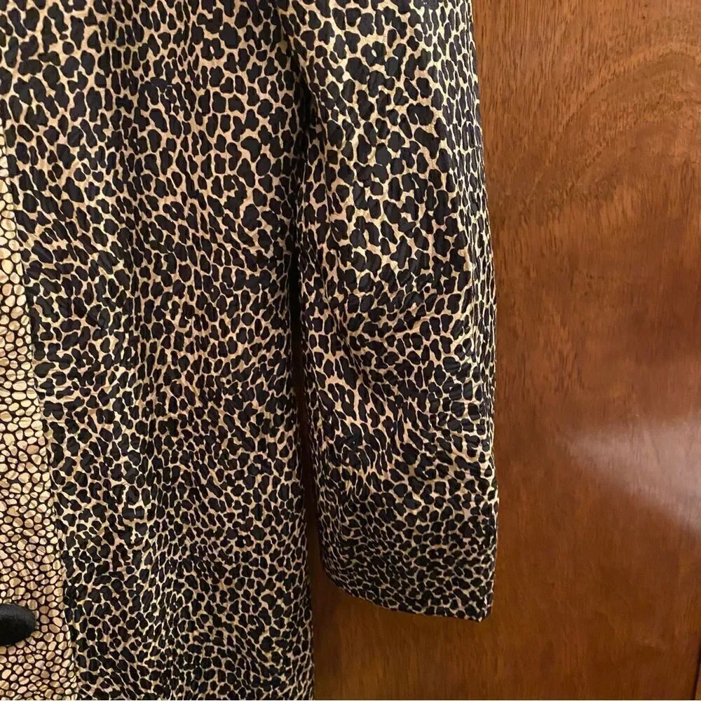 🐆 Unique animal print fabric from Balliet’s. Design by Stanley Platos sz 8